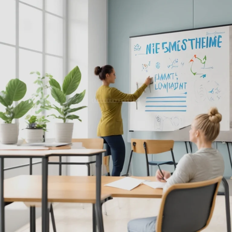 شخص يكتب أهدافه الشخصية في دفتر